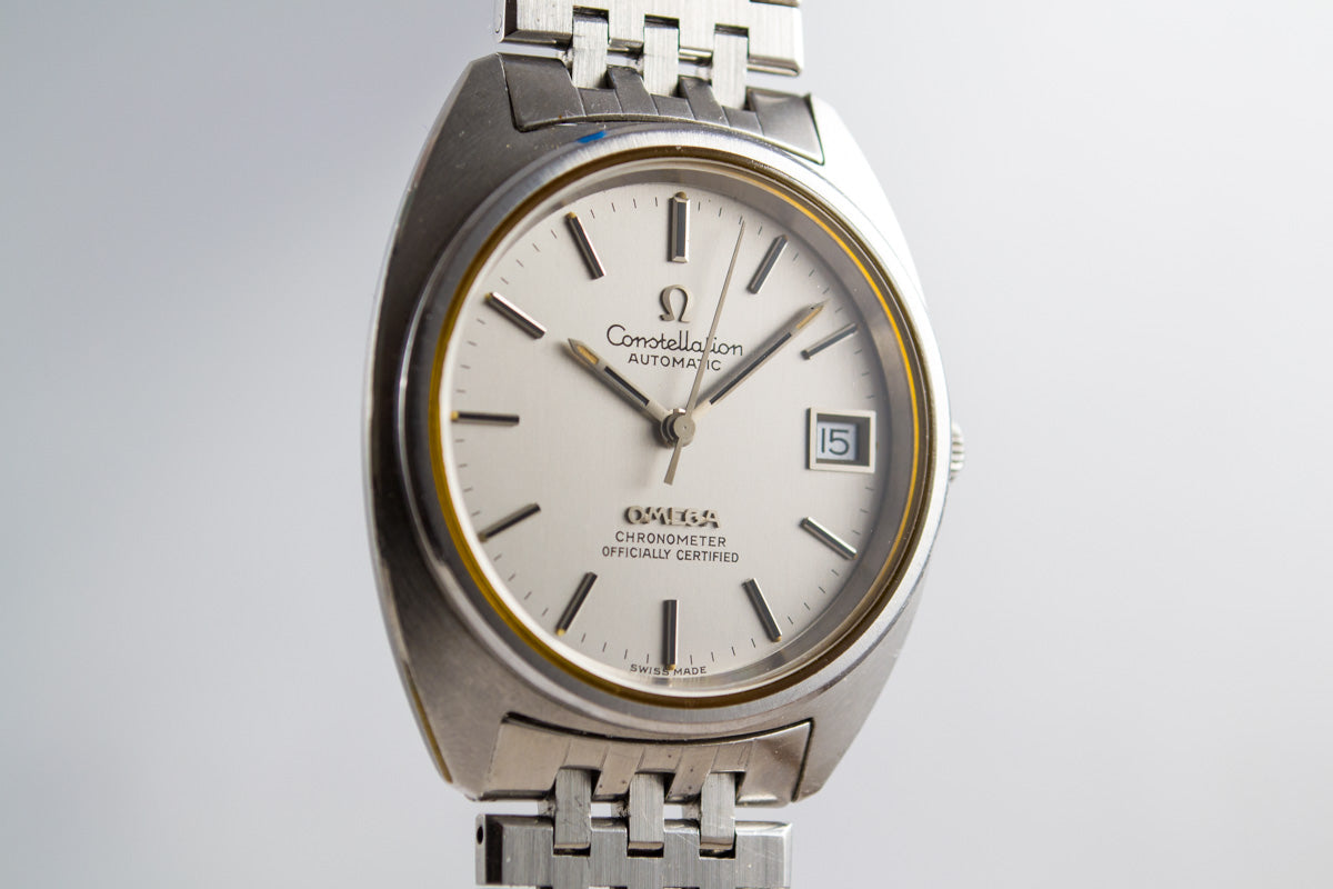 Omega Constellation C Shape 168.0056 de 1973 lumeville montre vintage