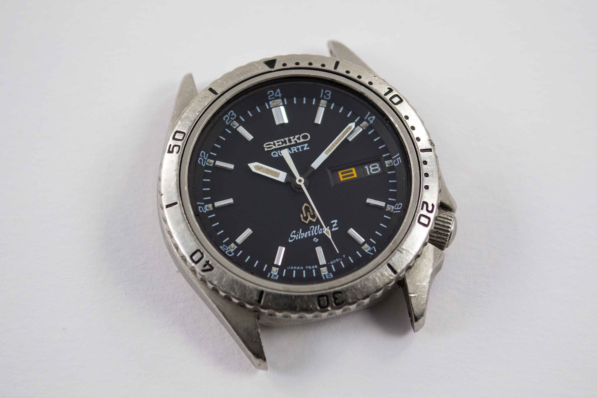 Seiko SilverWave Diver JDM 7546-6050 lumeville montre vintage