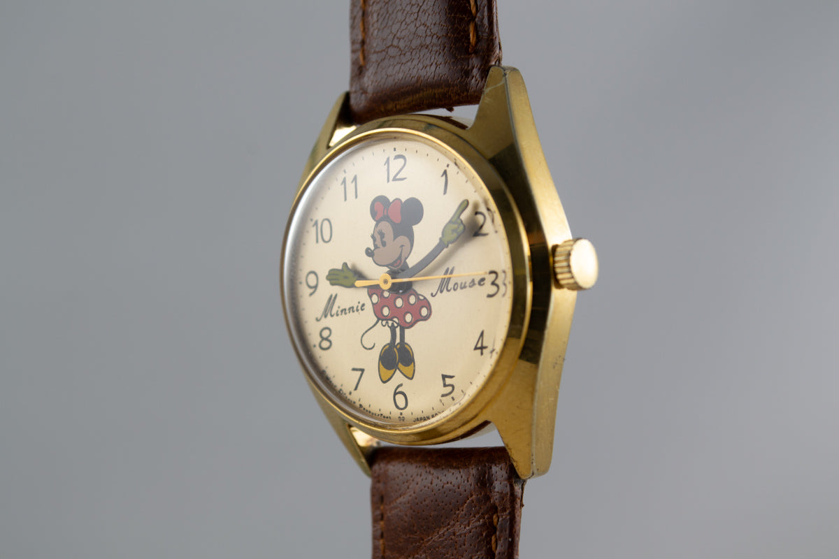 Seiko Disney Minnie mousse 5000-6030 lumeville montre vintage