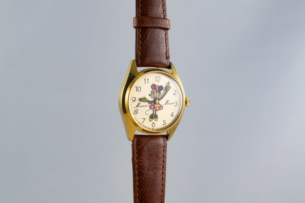 Seiko Disney Minnie mousse 5000-6030 lumeville montre vintage