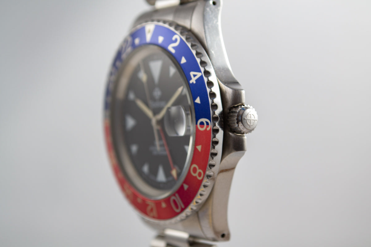 Zodiac GMT Pepsi 806.21.03 lumeville montre vintage